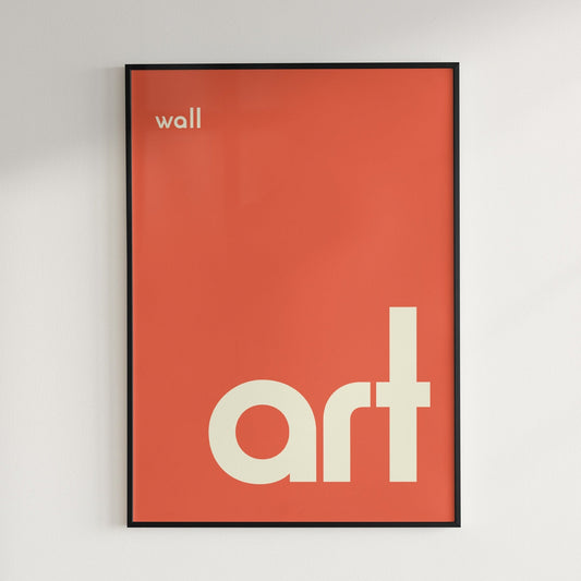 Orange - wall art