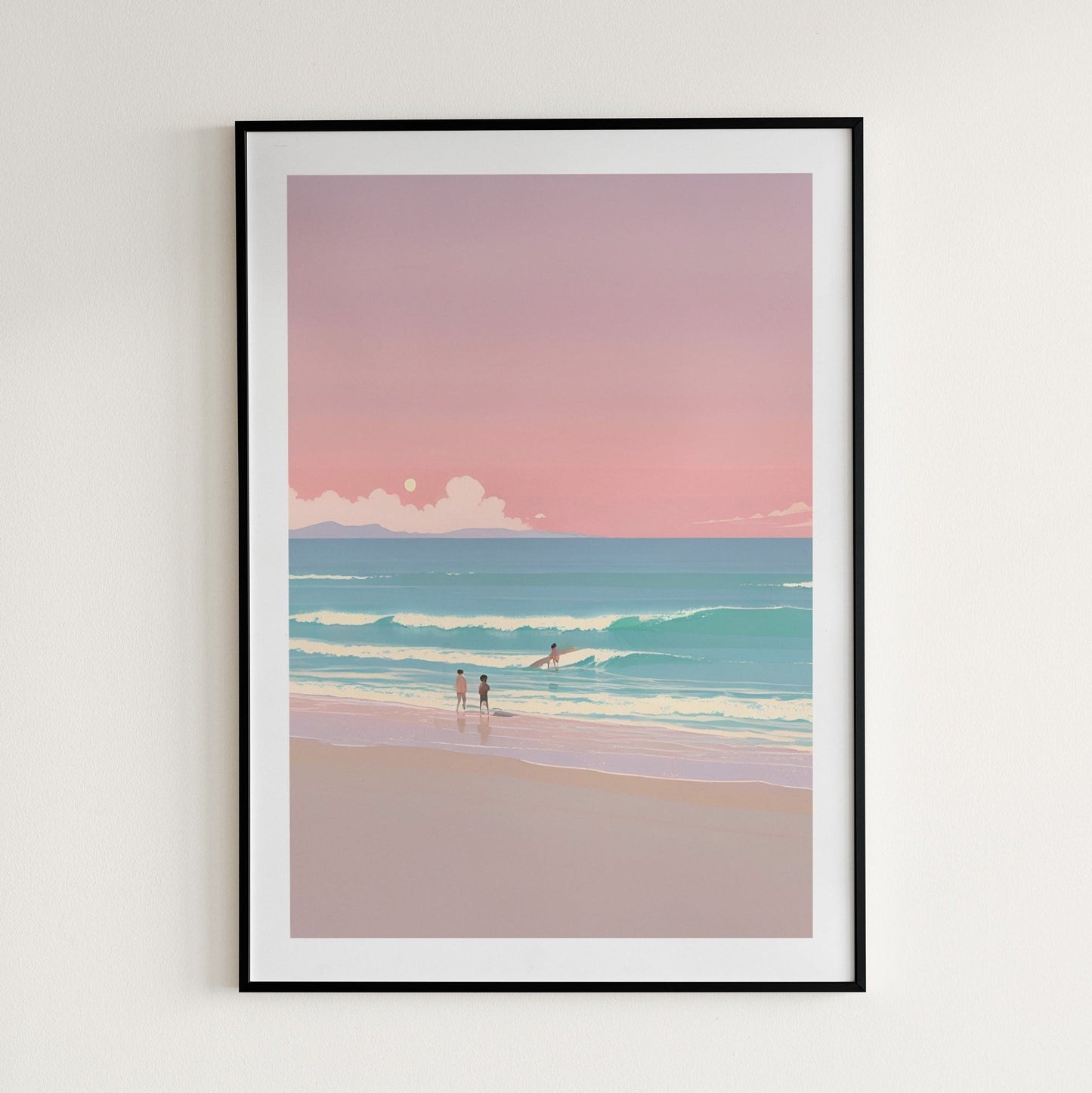 Anime Scenery - Sunset Beach 003