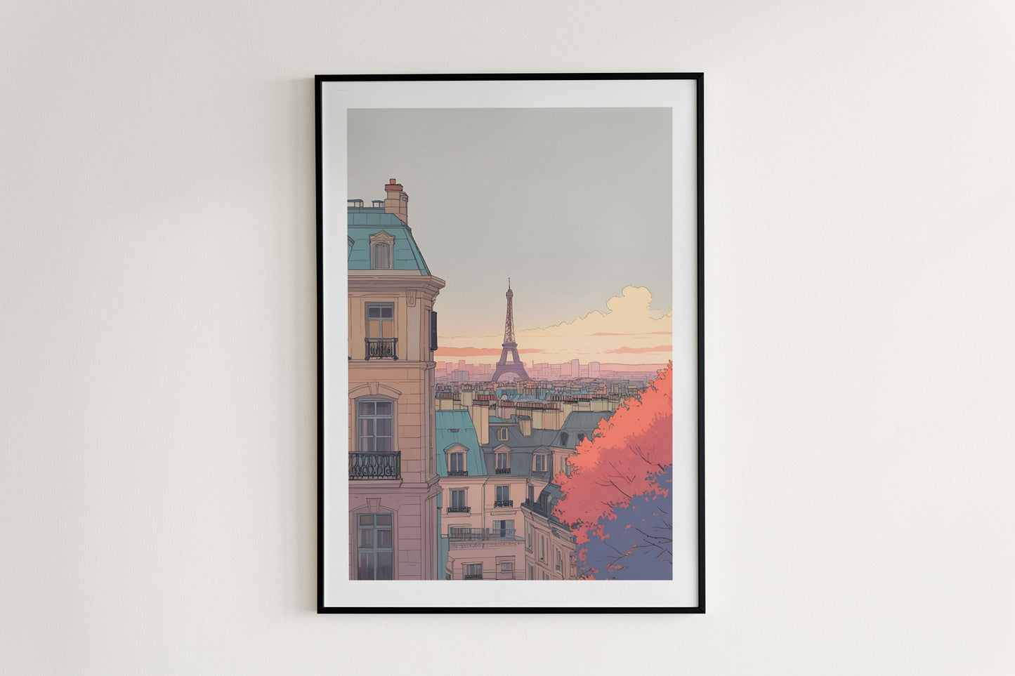 Anime Scenery - Paris