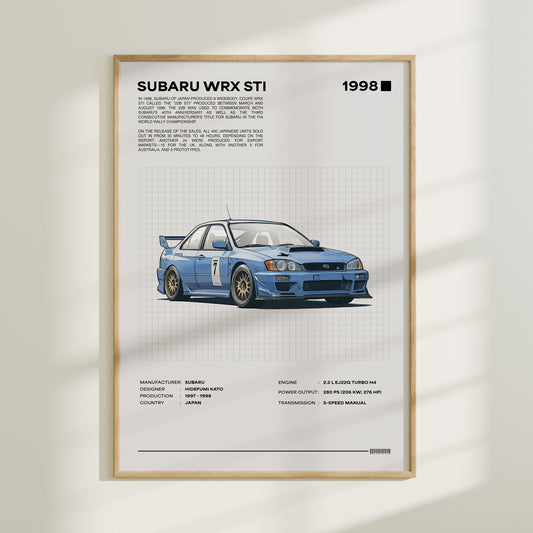 Car Stats - Subaru Impreza WRX 22B