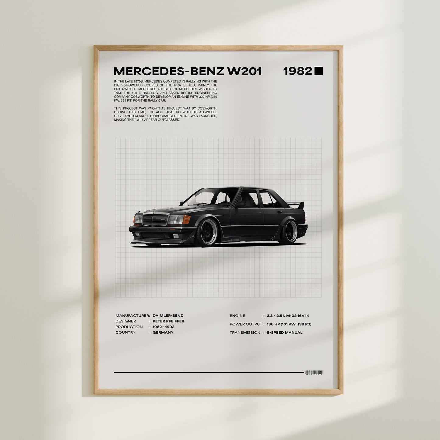 Car Stats - Mercedes-Benz 190E